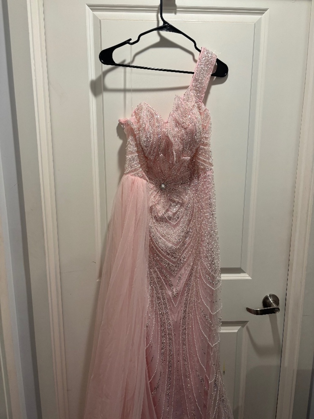 Fashion Nova Luxe Too Glamorous Draped Embellished Gown